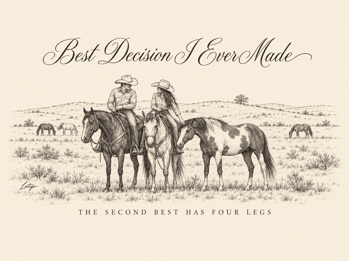 Printify T-Shirt Best Decision Tee
