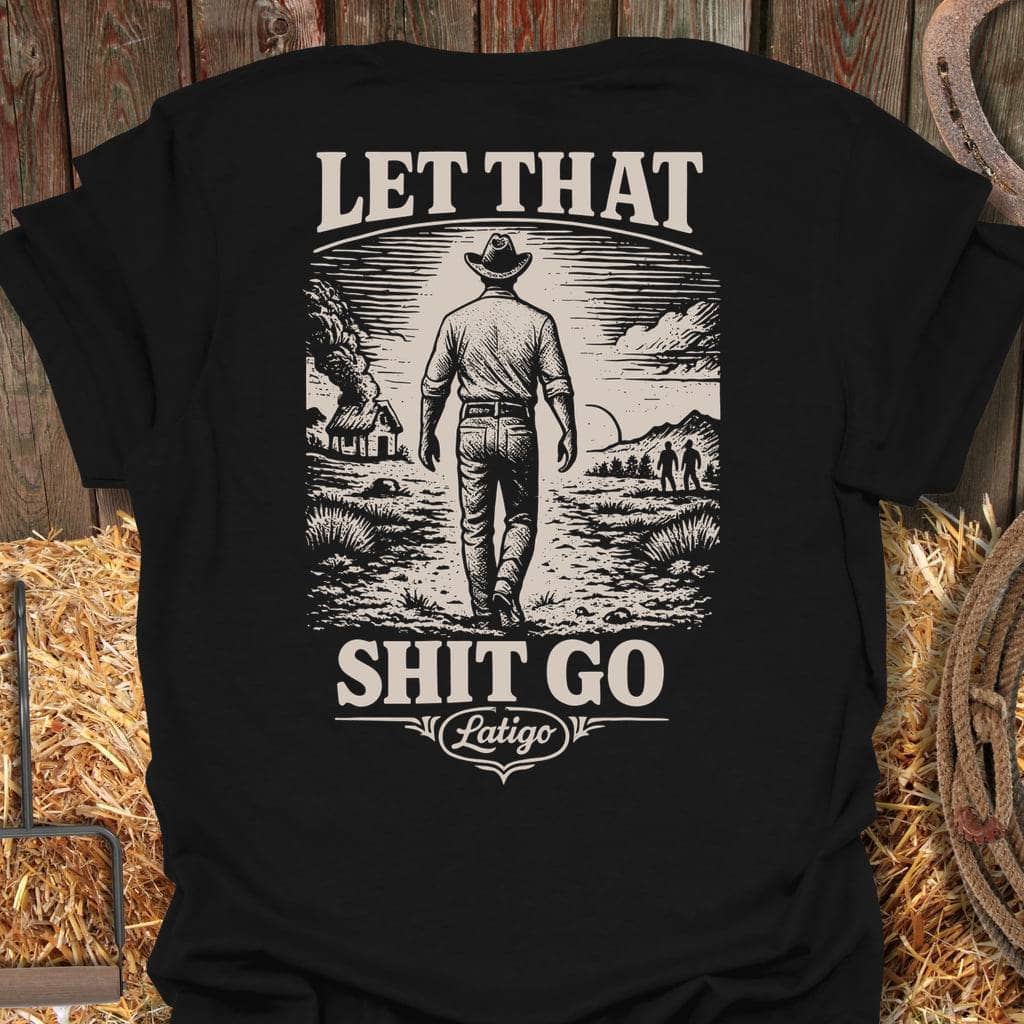 Printify T-Shirt Black / 4XL Let It Go Big Country Tee