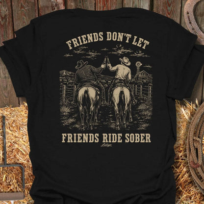 Printify T-Shirt Black / 4XL Ride Sober Big Country Tee