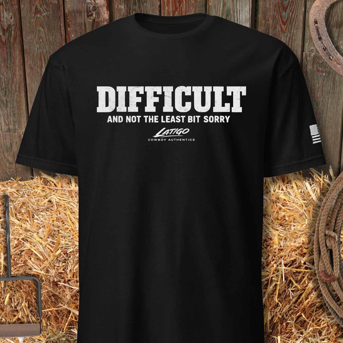 Printify T-Shirt Black / M Difficult Tee