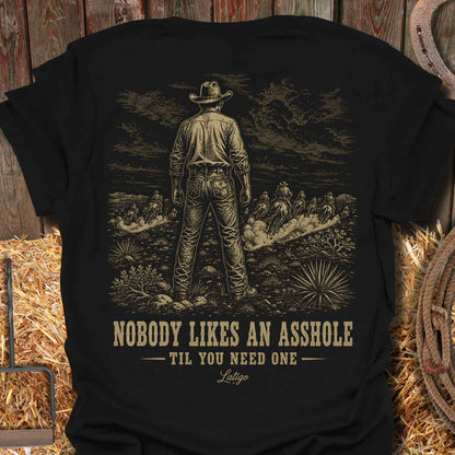 Printify T-Shirt Black / S Ahole Tee