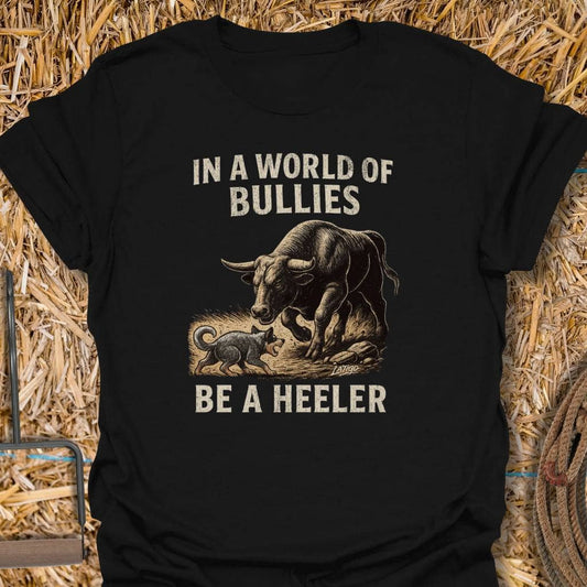 Printify T-Shirt Black / S Be A Heeler Tee