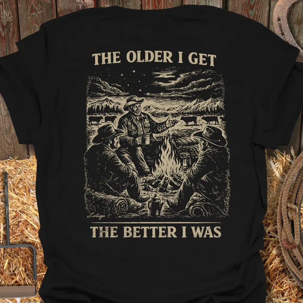 Printify T-Shirt Black / S Better I Was Tee