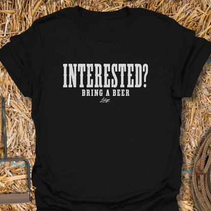 Printify T-Shirt Black / S Bring A Beer Tee