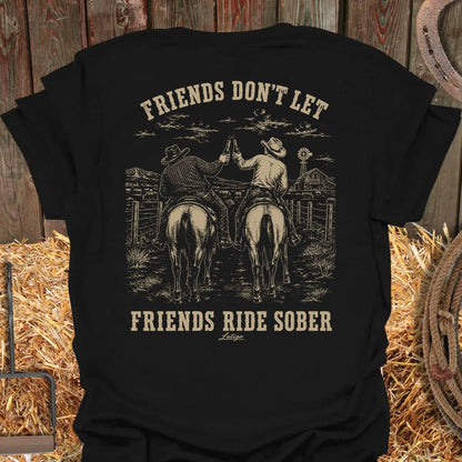 Printify T-Shirt Black / S Drunk Tee