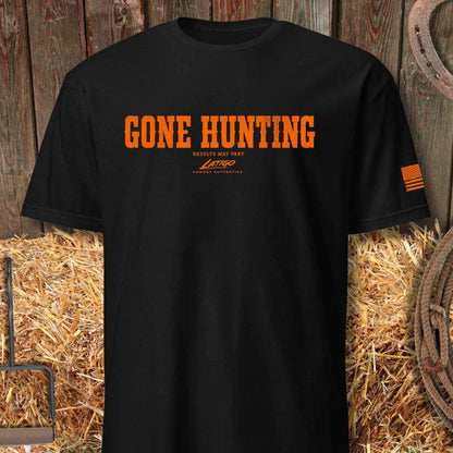 Printify T-Shirt Black / S Gone Hunting Tee