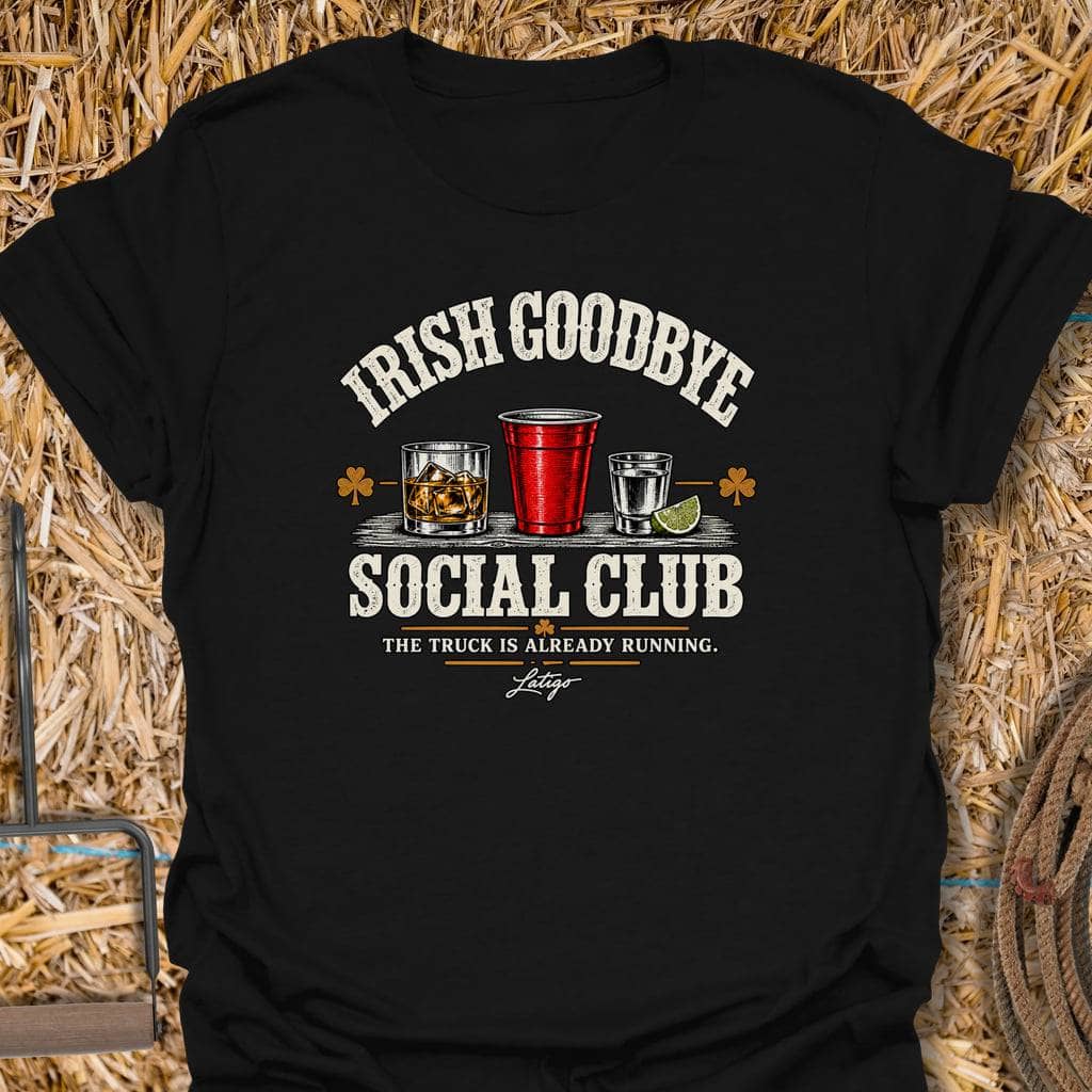 Printify T-Shirt Black / S Irish Goodbye Tee