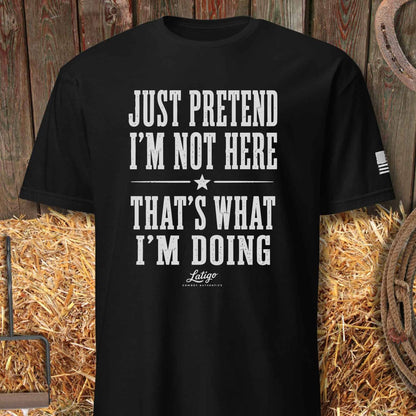 Printify T-Shirt Black / S Just Pretend Tee