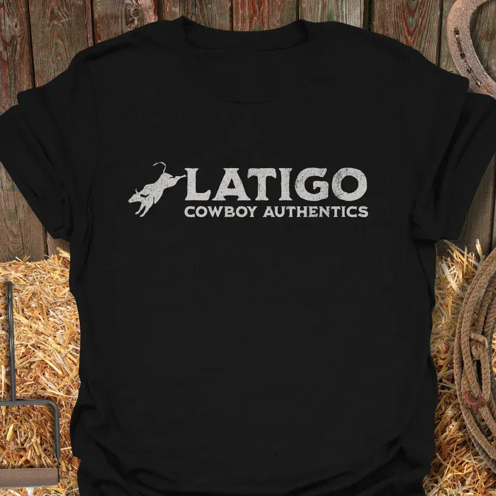 Printify T-Shirt Black / S Latigo Rep Tee