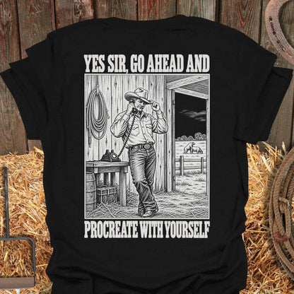 Printify T-Shirt Black / S Procreate Yourself Tee