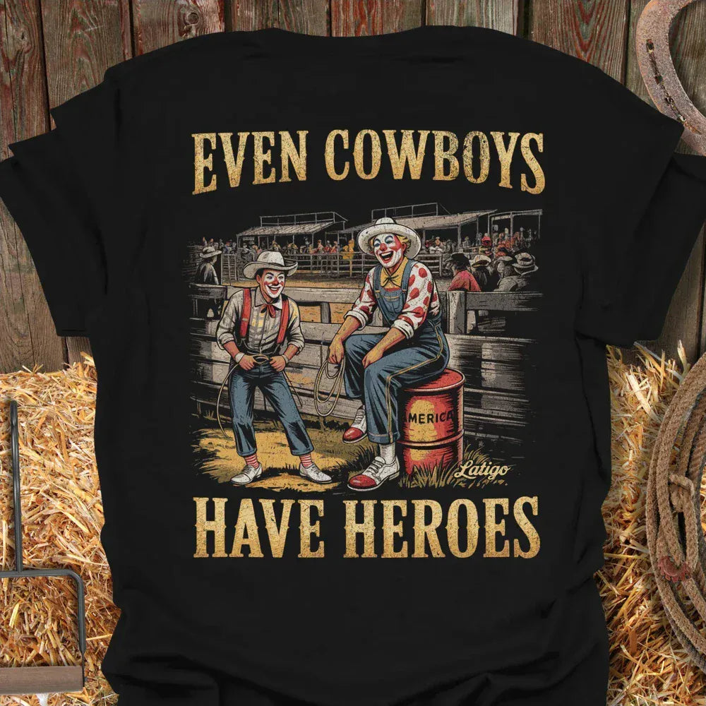 Printify T-Shirt Black / S Rodeo Clown Tee