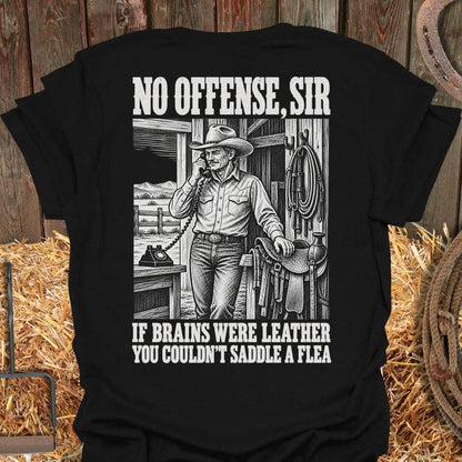 Printify T-Shirt Black / S Saddle A Flea Tee