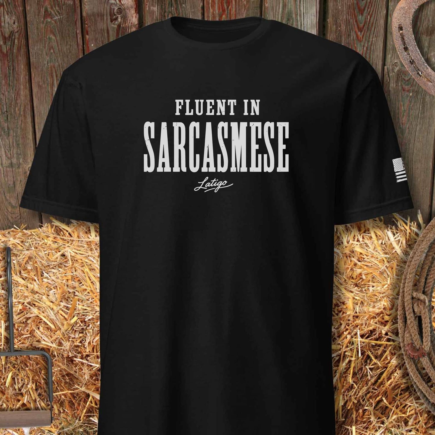 Printify T-Shirt Black / S Sarcasmese Tee