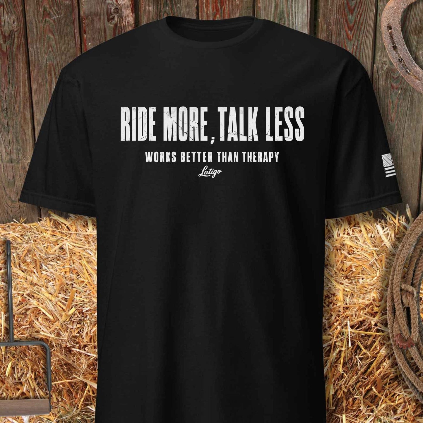 Printify T-Shirt Black / S Talk Less Tee