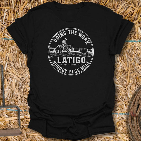Printify T-Shirt Black / S The Work Tee