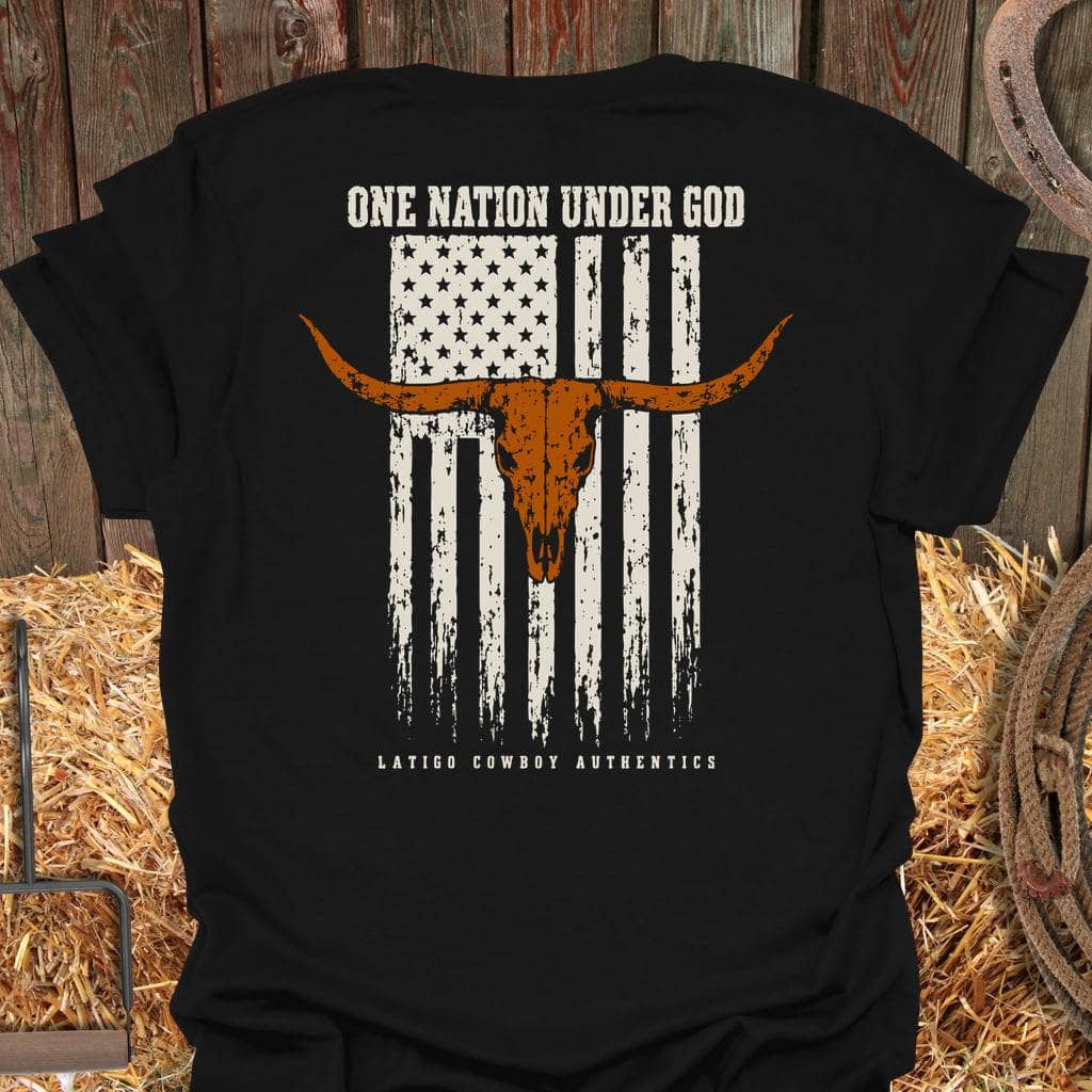 Printify T-Shirt Black / S Under God Tee