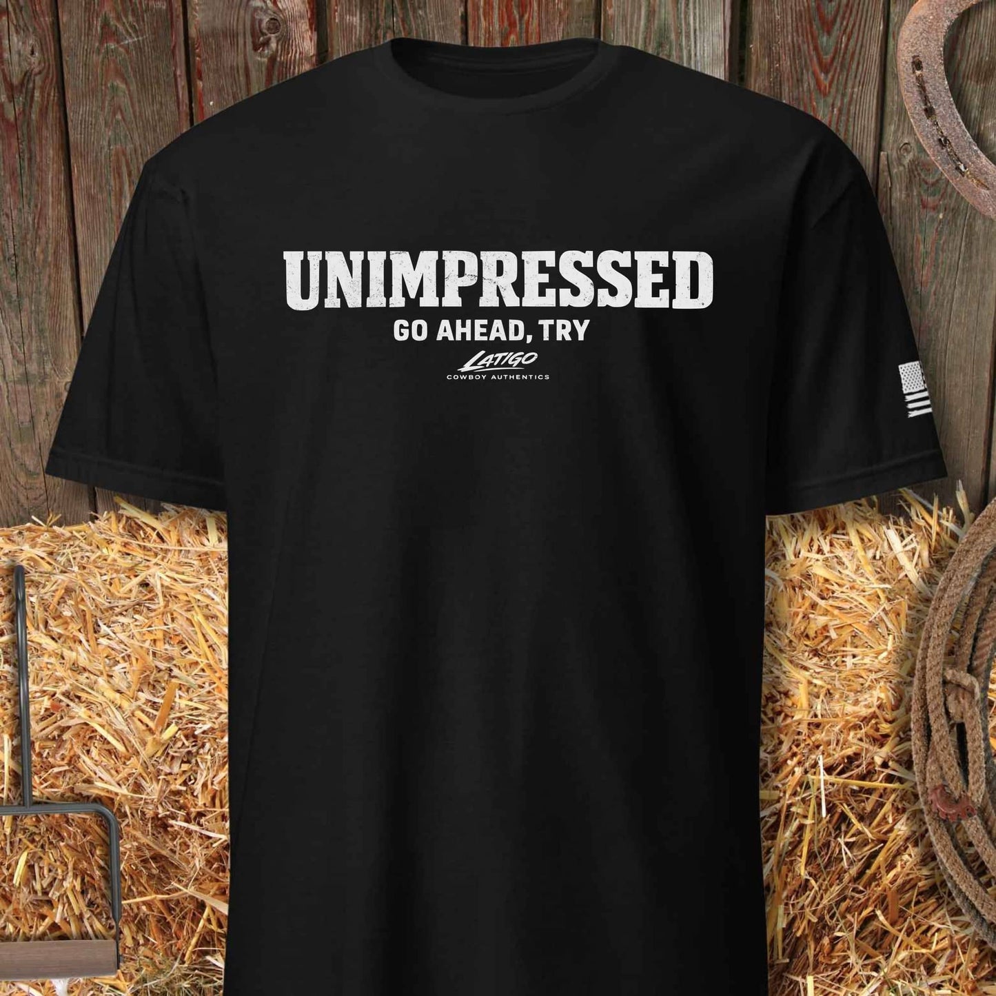 Printify T-Shirt Black / S Unimpressed Tee