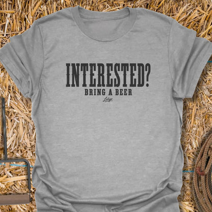 Printify T-Shirt Bring A Beer Tee