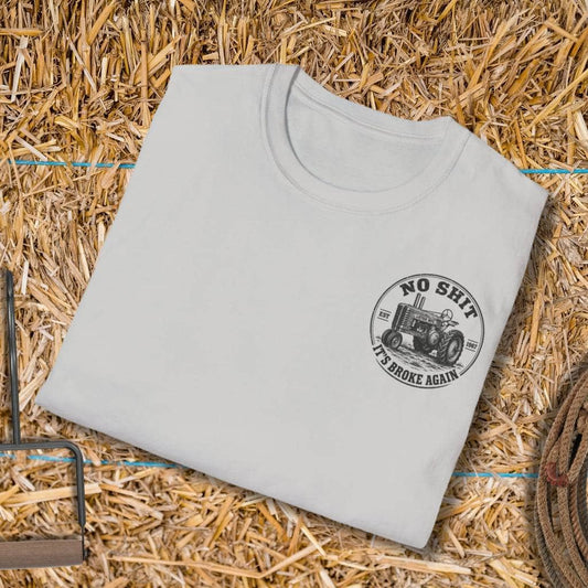 Printify T-Shirt Broke Again Tee