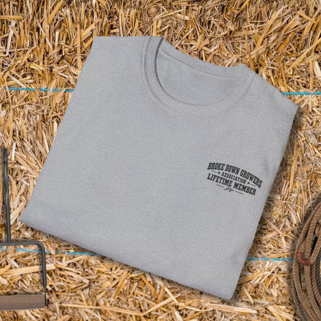 Printify T-Shirt Broke Down Growers Tee