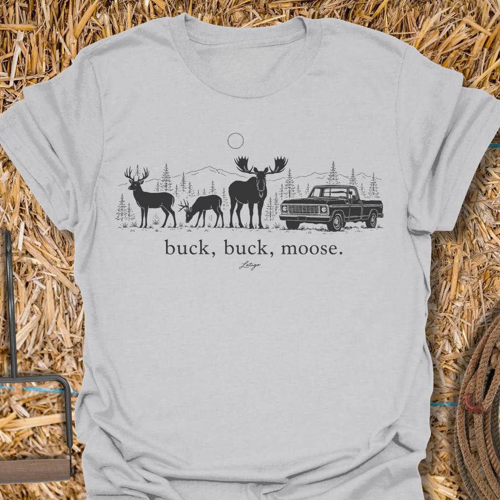 Printify T-Shirt Buck Buck Moose Tee