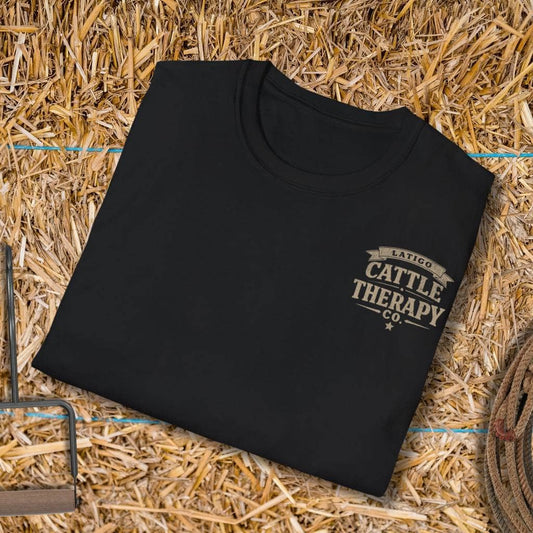 Printify T-Shirt Cattle Therapy Big Country Tee