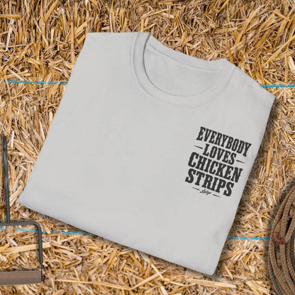 Printify T-Shirt Chicken Strips Tee