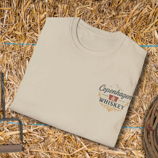 Printify T-Shirt Copenhagen And Whiskey Tee
