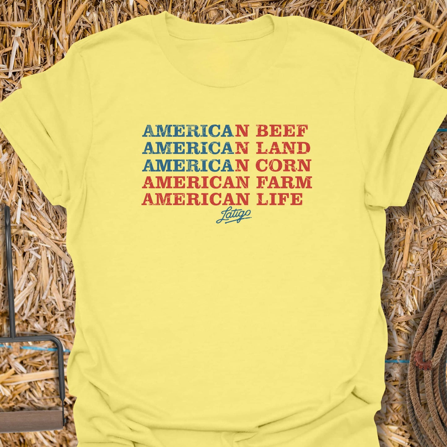 Printify T-Shirt Cornsilk / S American Tee