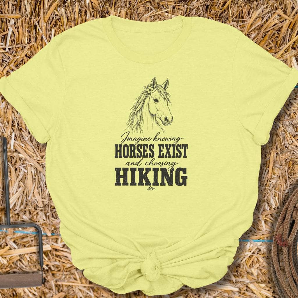 Printify T-Shirt Cornsilk / S Choosing Hiking Tee