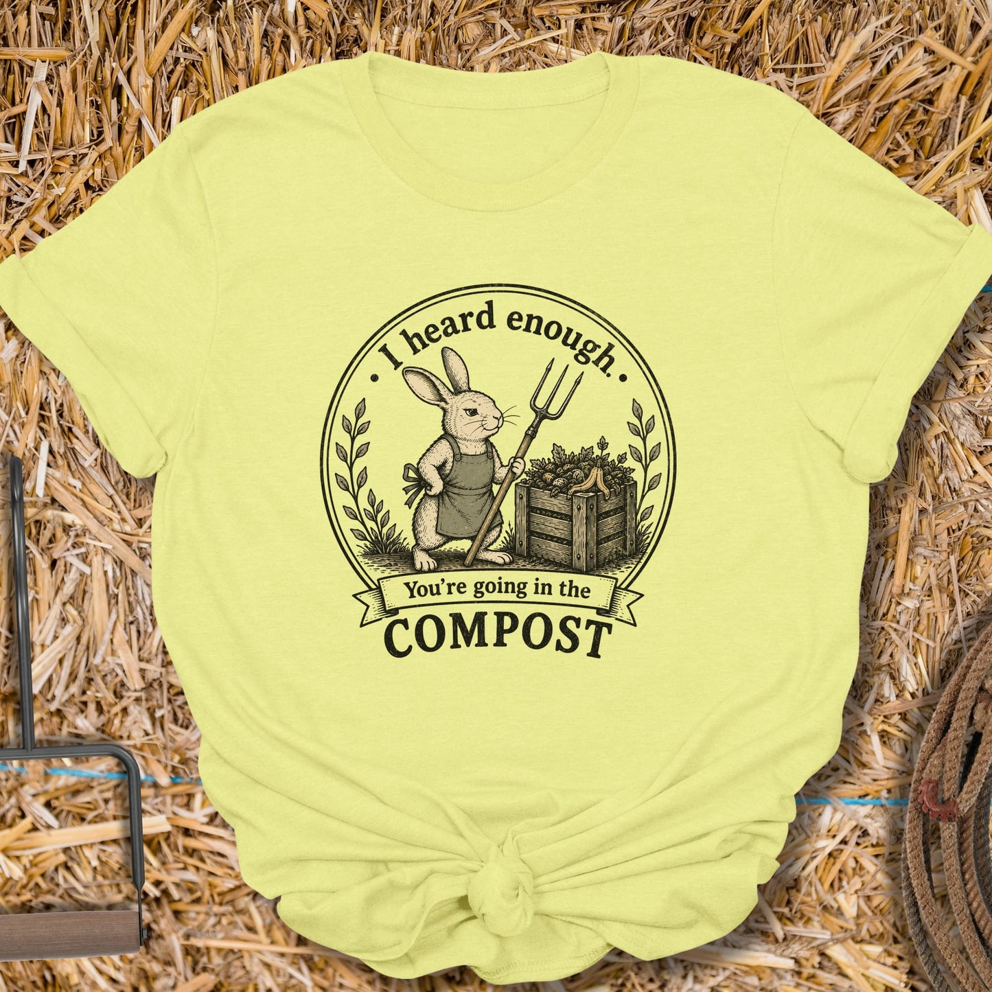 Printify T-Shirt Cornsilk / S Compost Tee