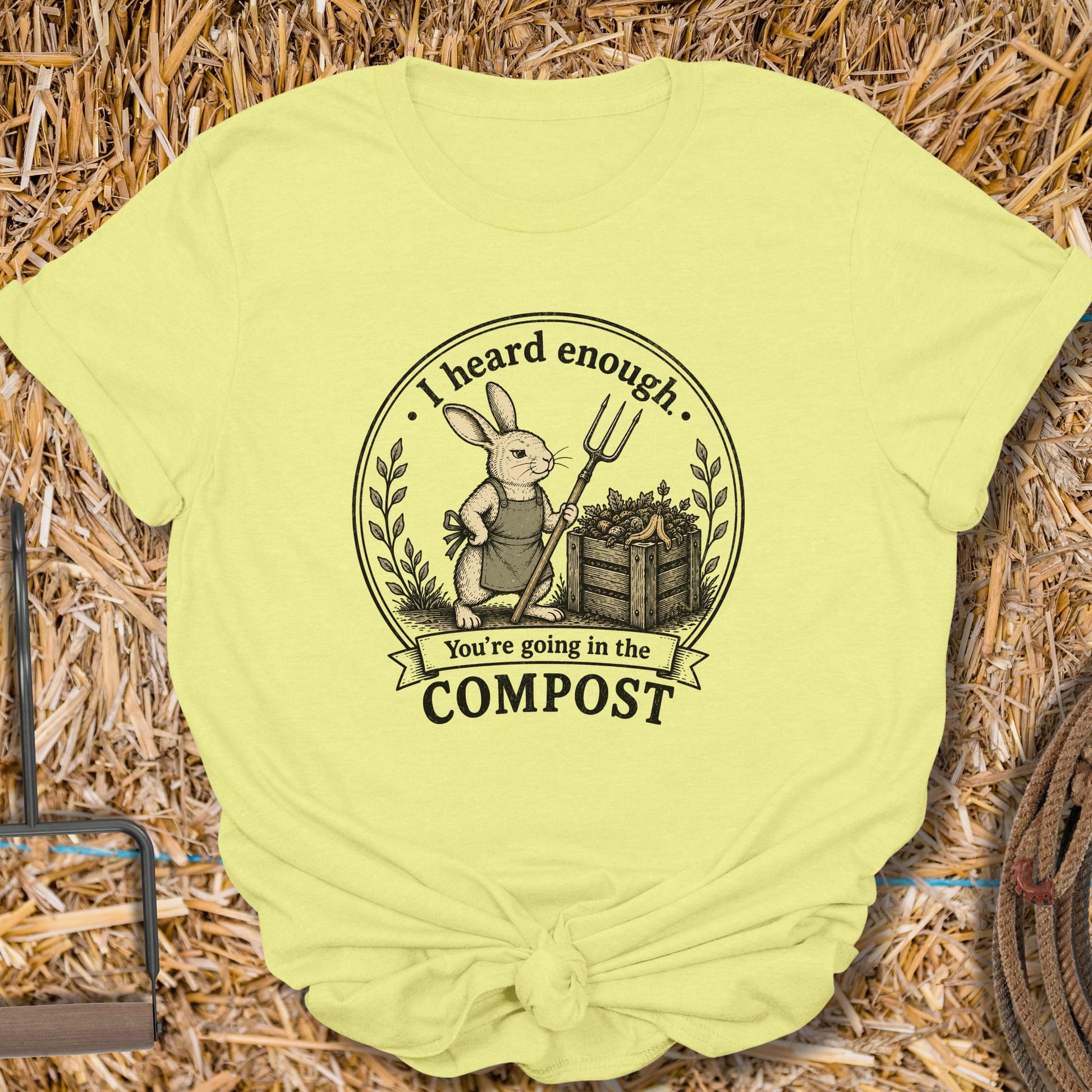 Printify T-Shirt Cornsilk / S Compost Tee