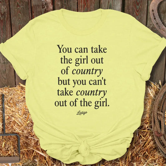 Printify T-Shirt Cornsilk / S Country Tee