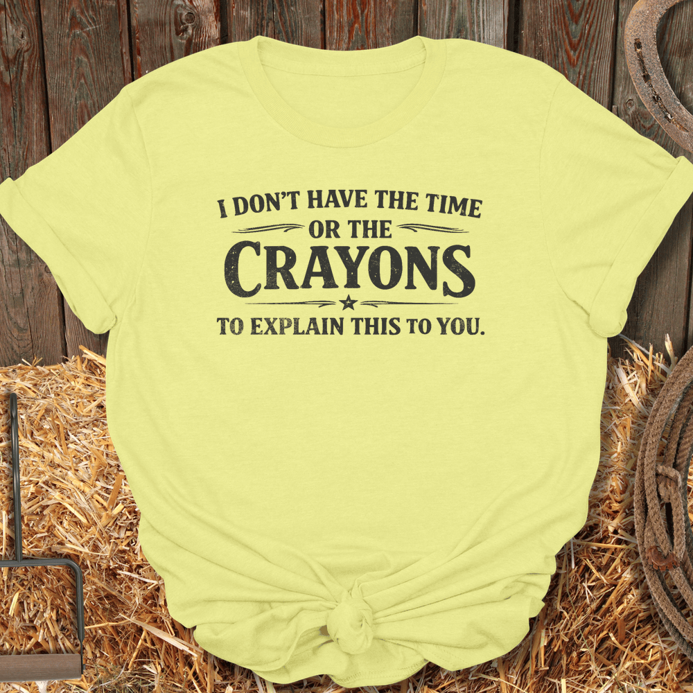 Printify T-Shirt Cornsilk / S Crayons Tee