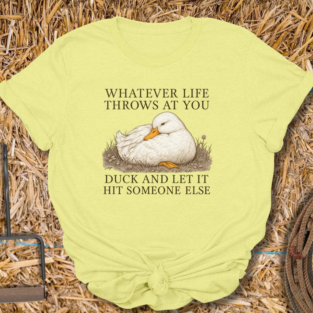 Printify T-Shirt Cornsilk / S Duck Tee