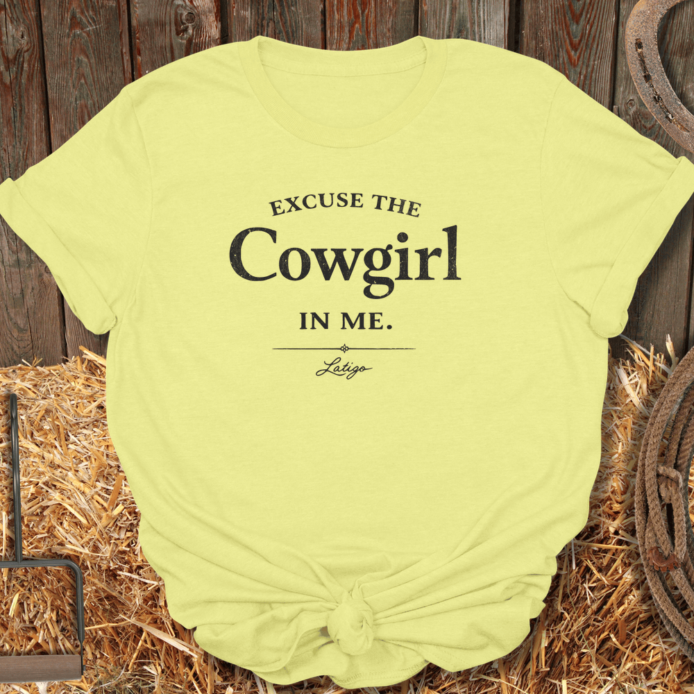 Printify T-Shirt Cornsilk / S Excuse Me Tee