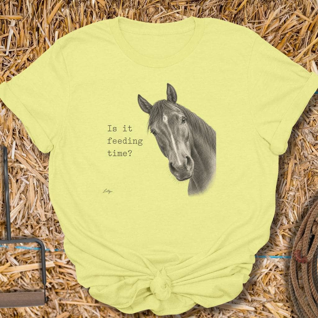 Printify T-Shirt Cornsilk / S Feeding Time Tee