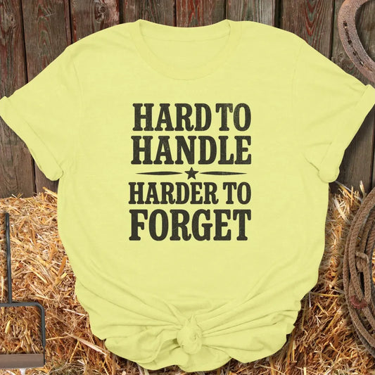 Printify T-Shirt Cornsilk / S Handle Tee