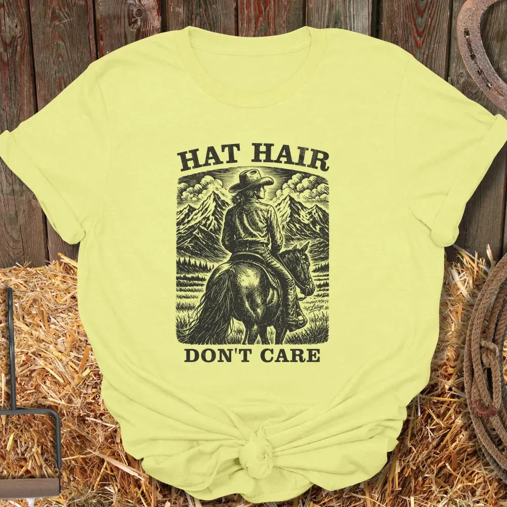 Printify T-Shirt Cornsilk / S Hat Hair Tee