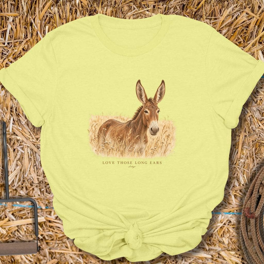 Printify T-Shirt Cornsilk / S Long Ears Tee