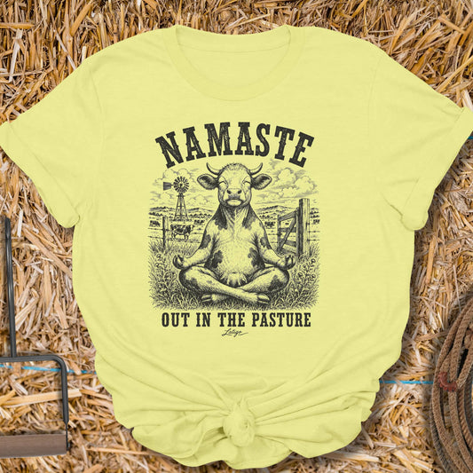 Printify T-Shirt Cornsilk / S Namaste Tee