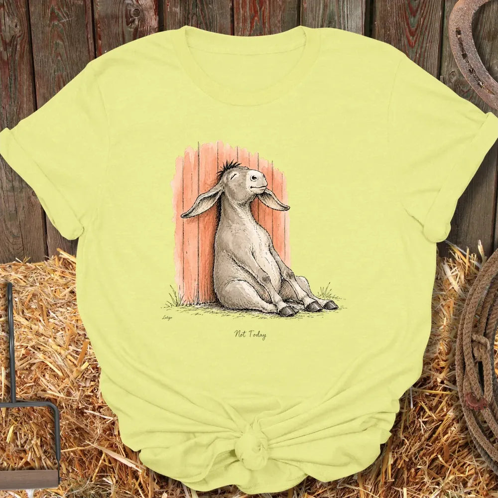 Printify T-Shirt Cornsilk / S Not Today Tee