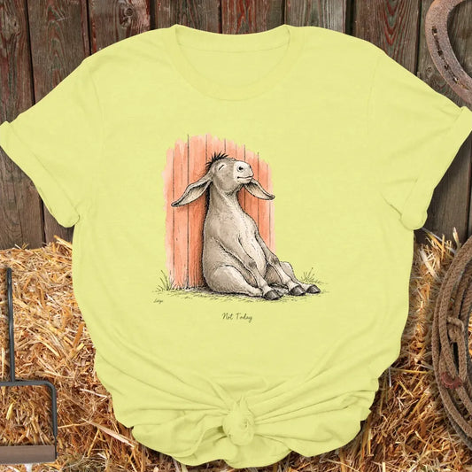 Printify T-Shirt Cornsilk / S Not Today Tee