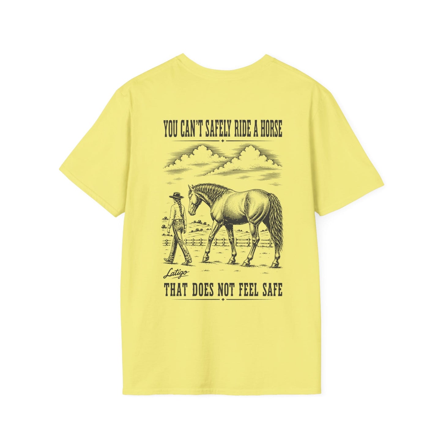 Printify T-Shirt Cornsilk / S Safe Tee