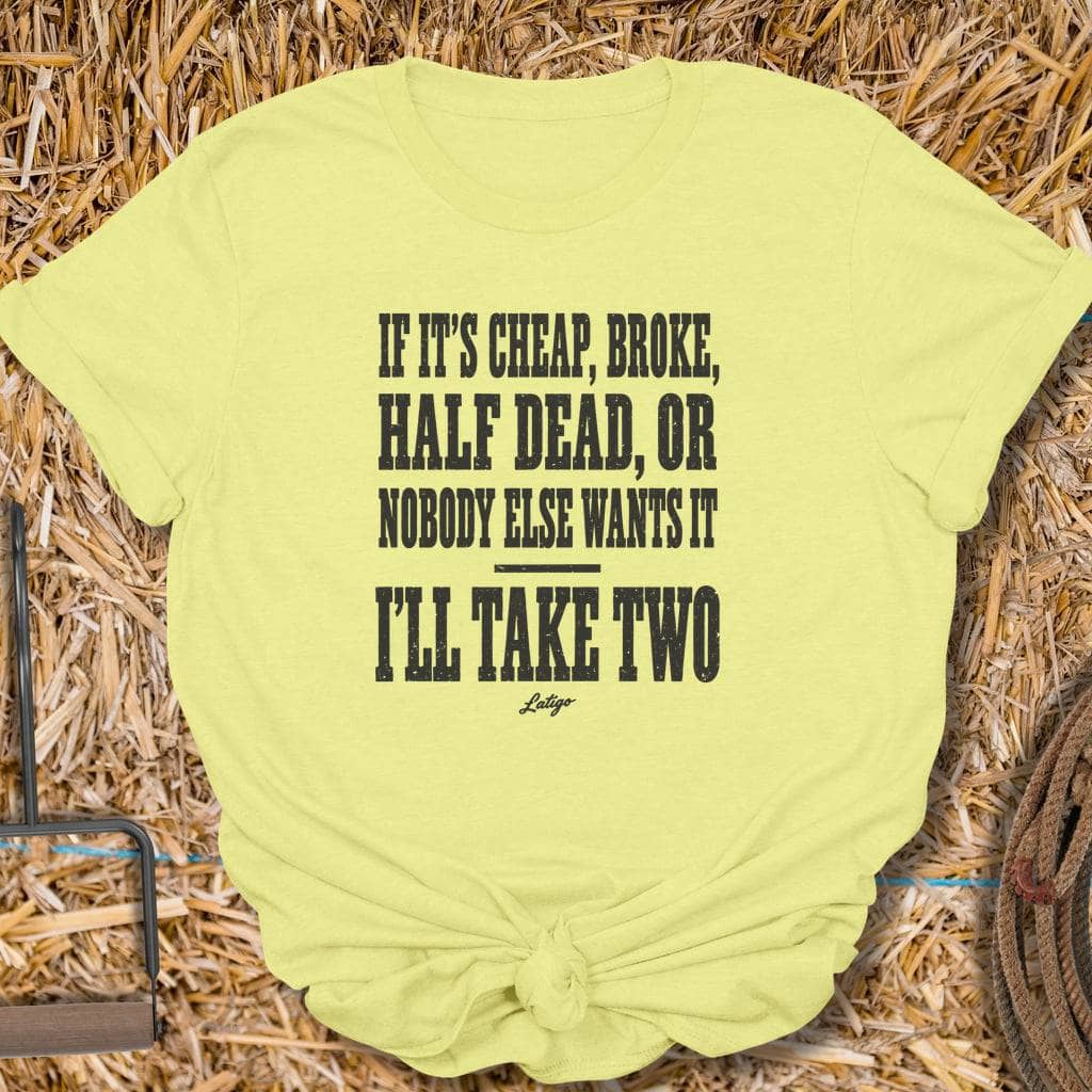 Printify T-Shirt Cornsilk / S Take Two Tee