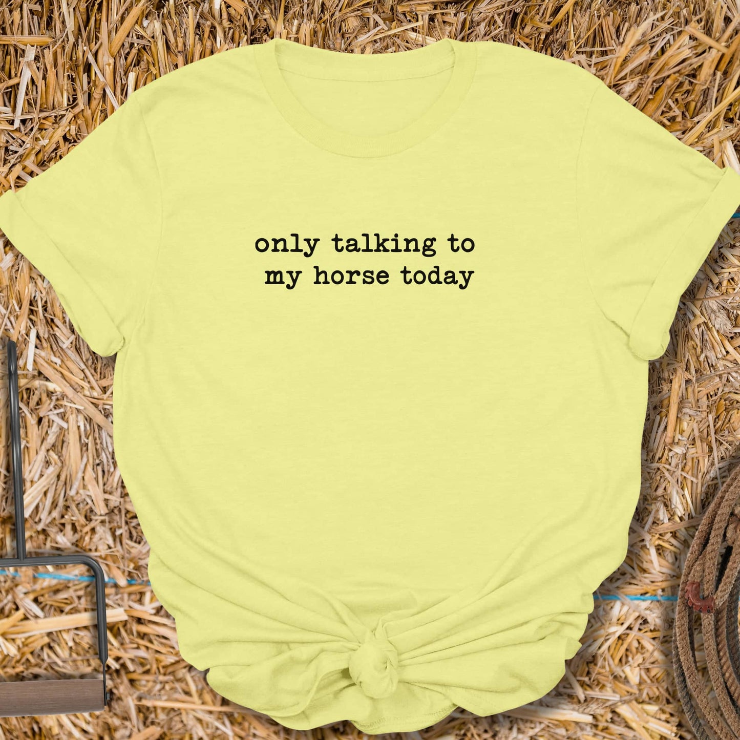 Printify T-Shirt Cornsilk / S Talking Tee