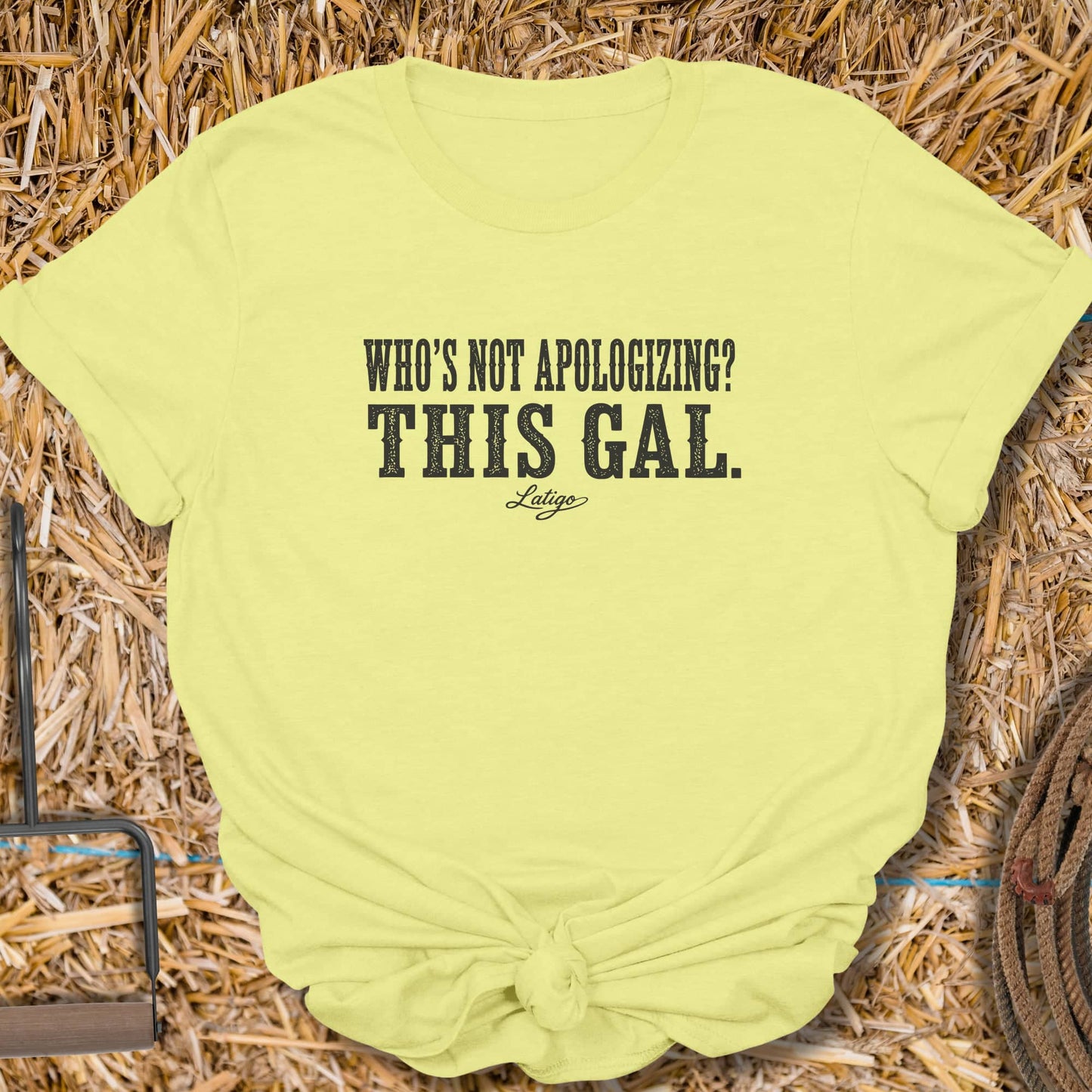 Printify T-Shirt Cornsilk / S This Gal Tee