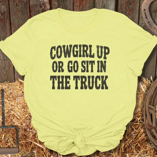 Printify T-Shirt Cornsilk / S Truck Tee