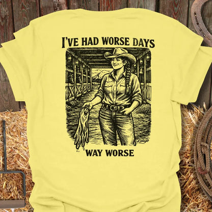 Printify T-Shirt Cornsilk / S Way Worse Tee