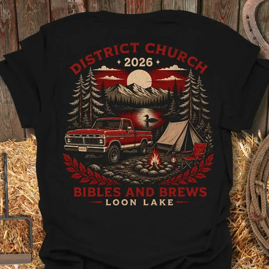 Printify T-Shirt District 2026 Camp Tee